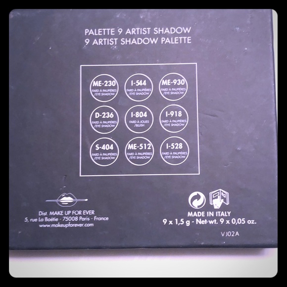 Makeup Forever- Palette 9 Artist shadow - Picture 4 of 4